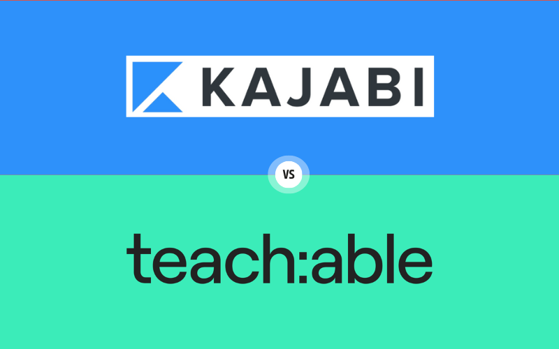 You are currently viewing Kajabi vs. Teachable 2024 – Which is the best online platform for course creators?